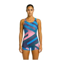 FOUR - Traje Baño Natación Prisma Mujer Short Boxer Sublimado