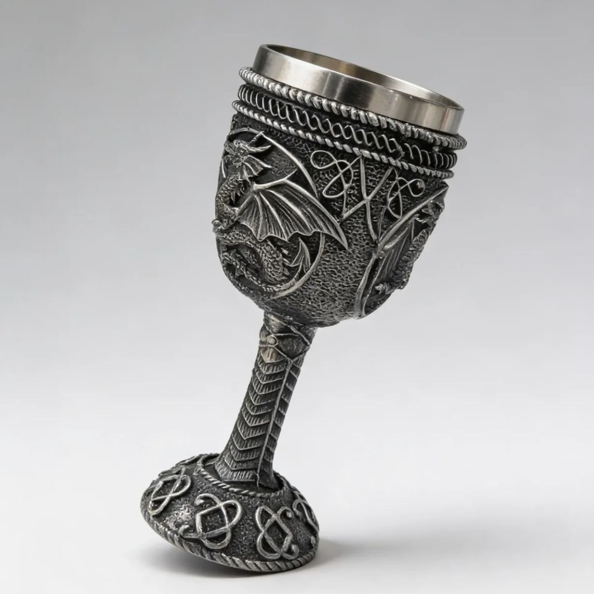 GENERICO - Tazón Taza De Cráneo Vikingo Tazón Cerveza Acero Inoxidable
