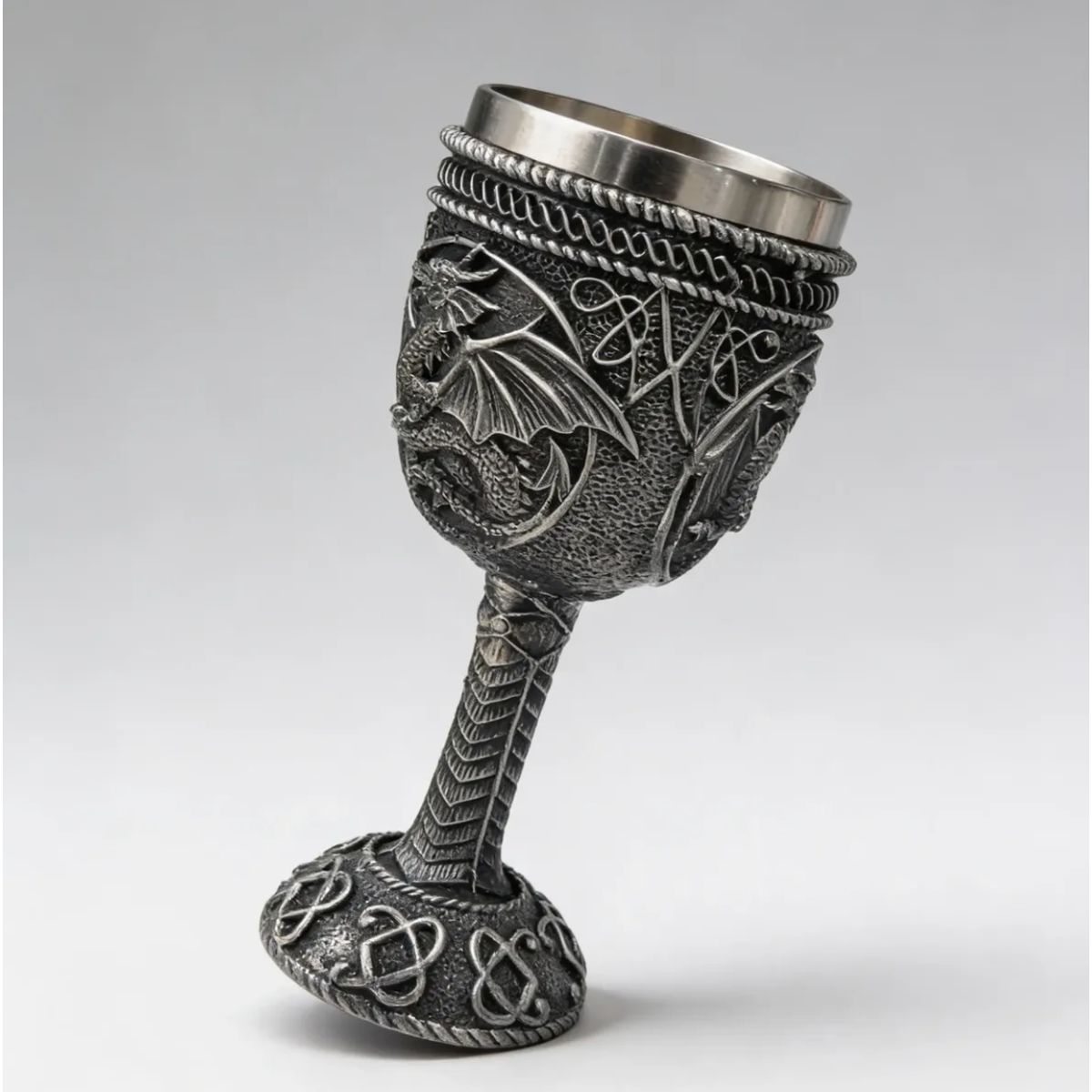 GENERICO - Tazón Taza De Cráneo Vikingo Tazón Cerveza Acero Inoxidable