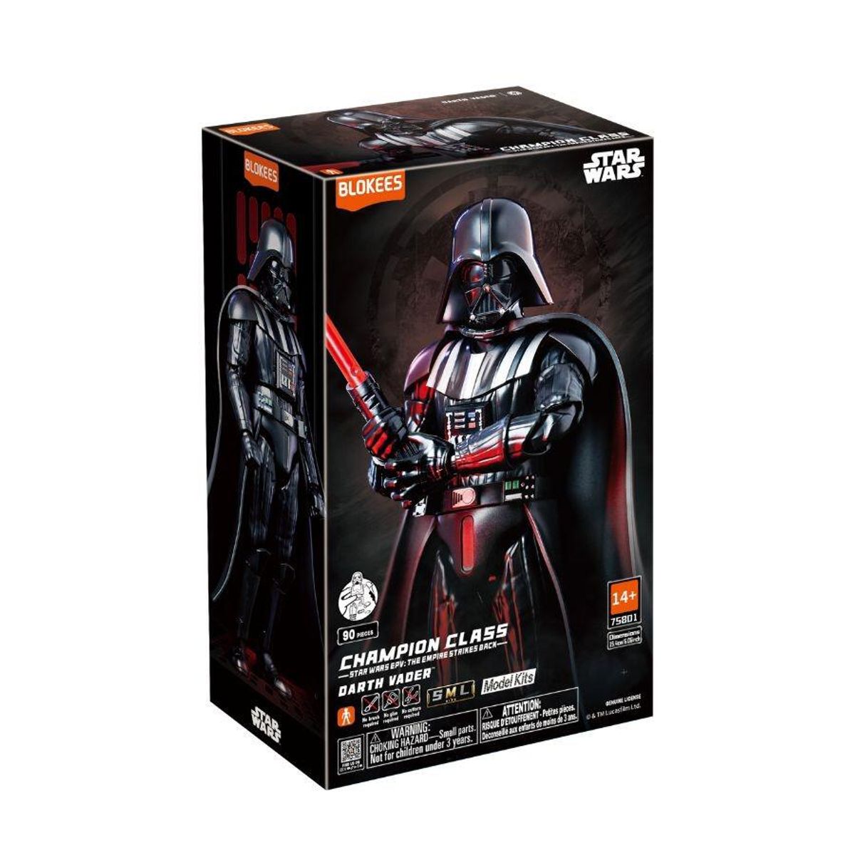 BLOKEES - Figura Armable Darth Vader Star Wars Blokees 15 Cms
