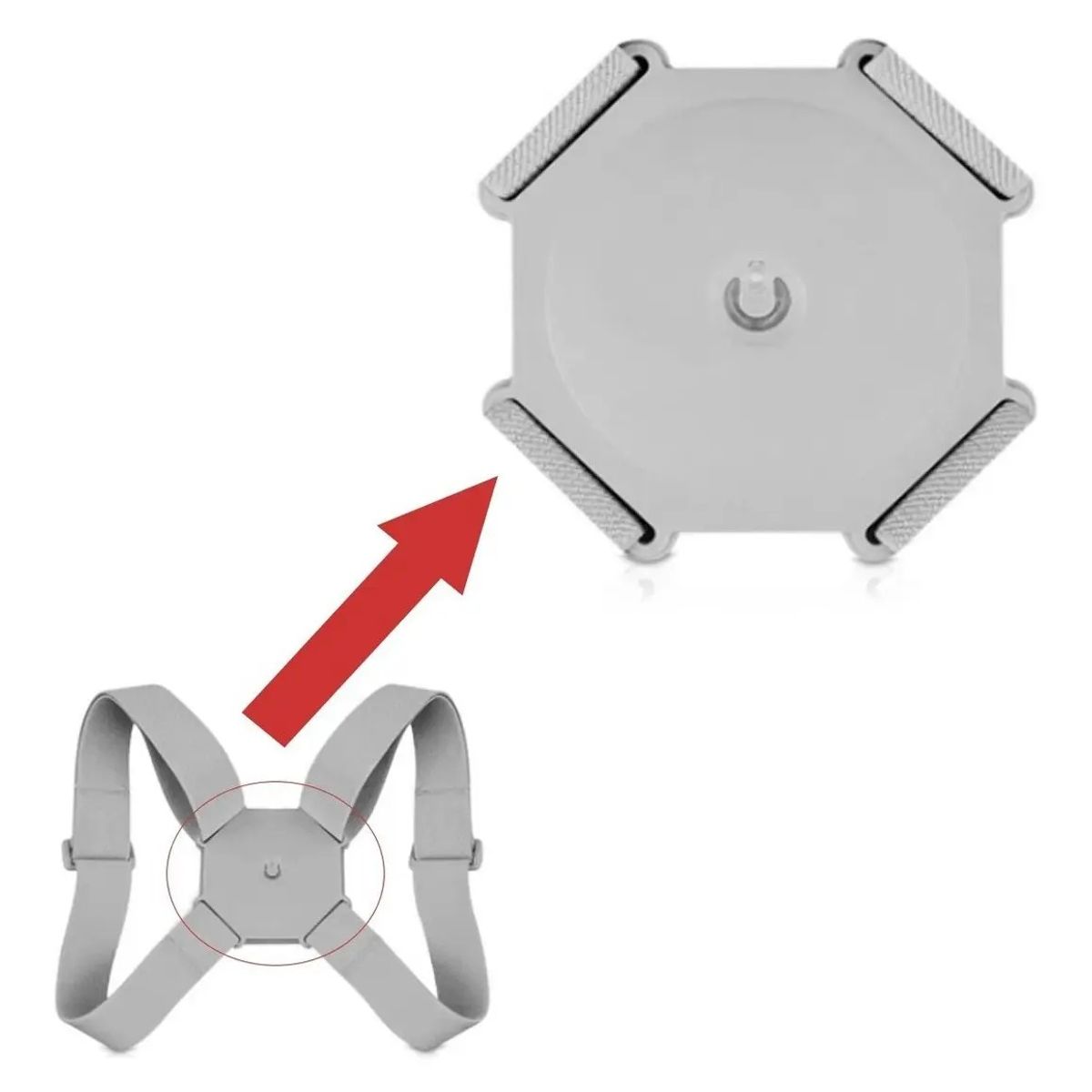 GENERICO - Corrector De Postura Ajustable Eléctrico Usb