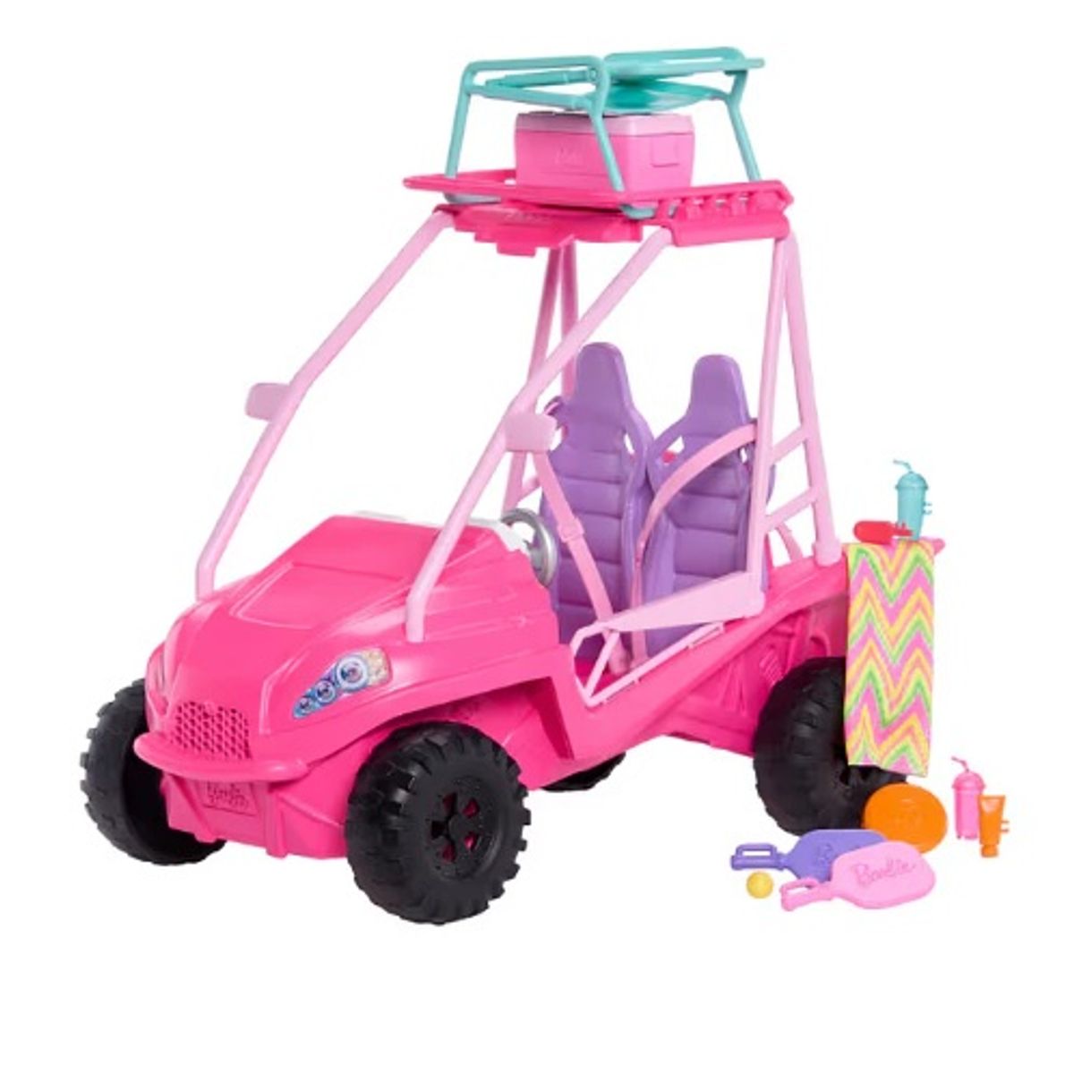 BARBIE - BARBIE EN LA PLAYA VEHICULO BUGGY DE PLAYA MATTEL JFV68