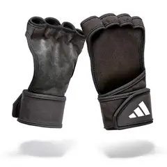 ADIDAS - Guantes Fitness Unisex Open Back Training Negro