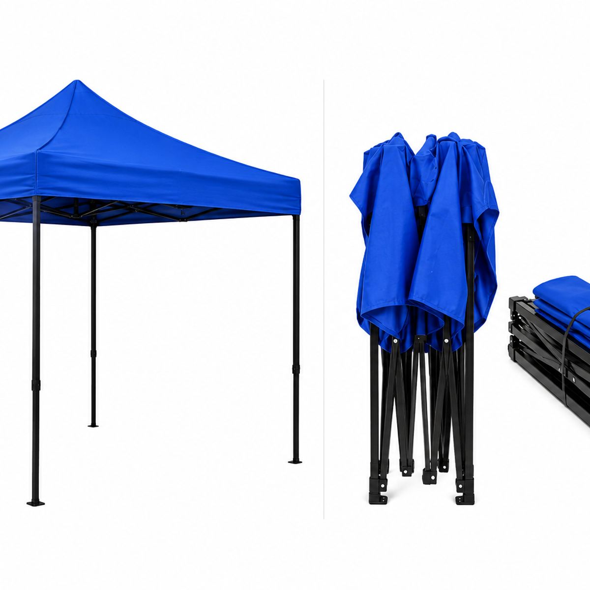 GENERICO - Toldo Plegable Azul 3x3 m Impermeable