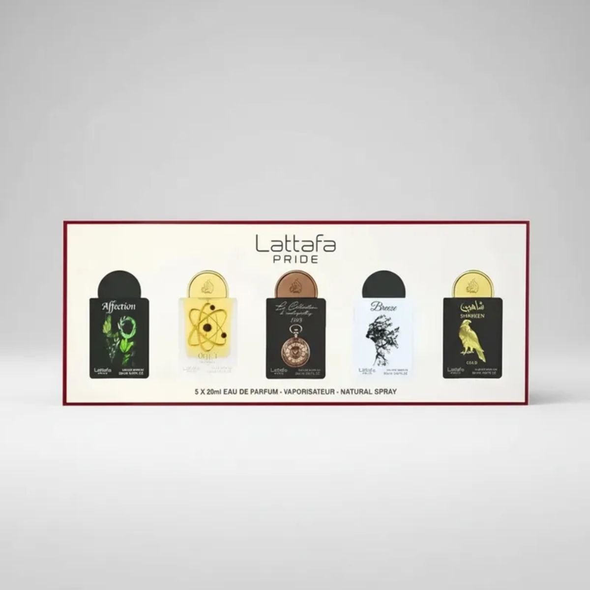 LATTAFA - Set 5 Piezas Lattafa Pride Affection Edp 20 Ml Perfume Unisex