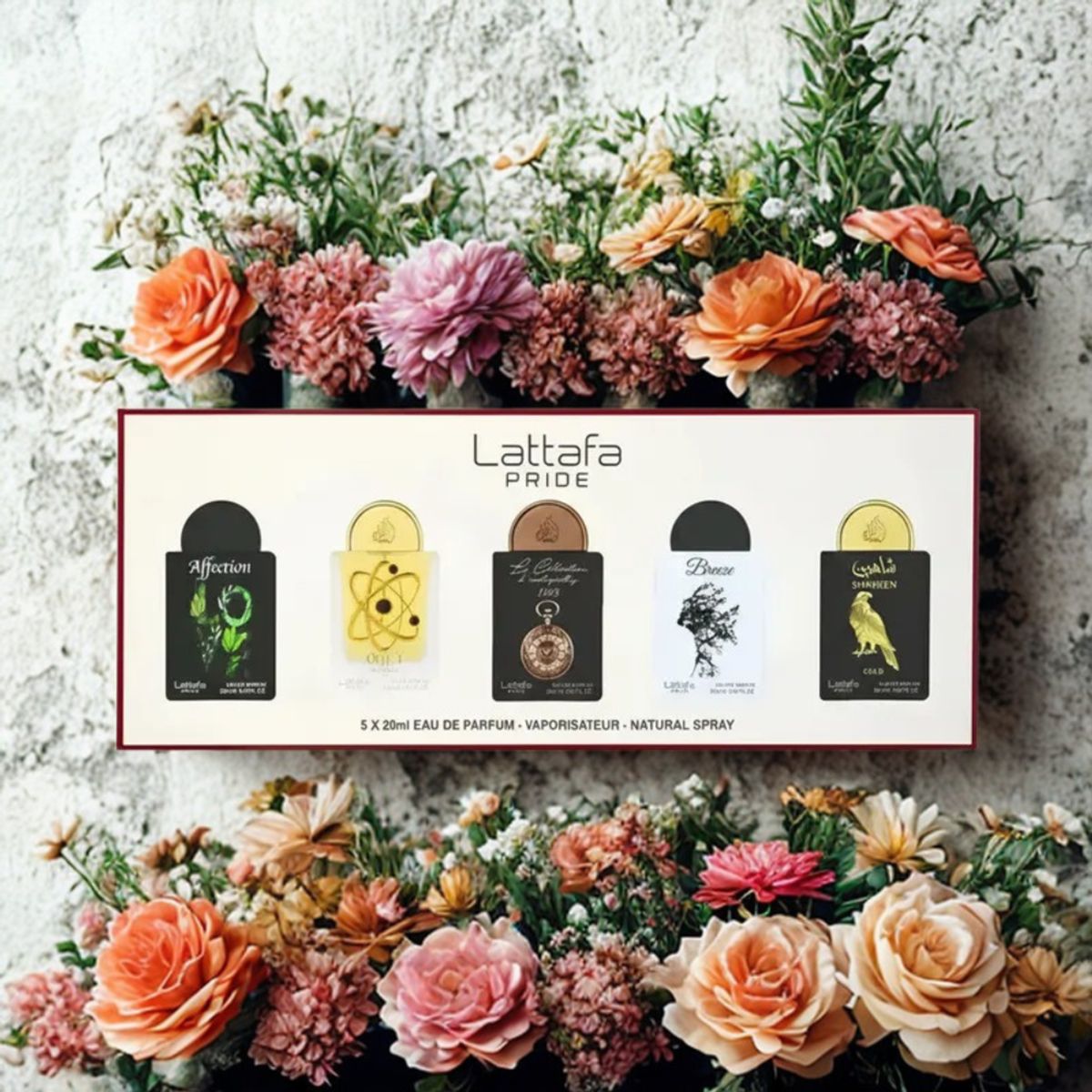 LATTAFA - Set 5 Piezas Lattafa Pride Affection Edp 20 Ml Perfume Unisex