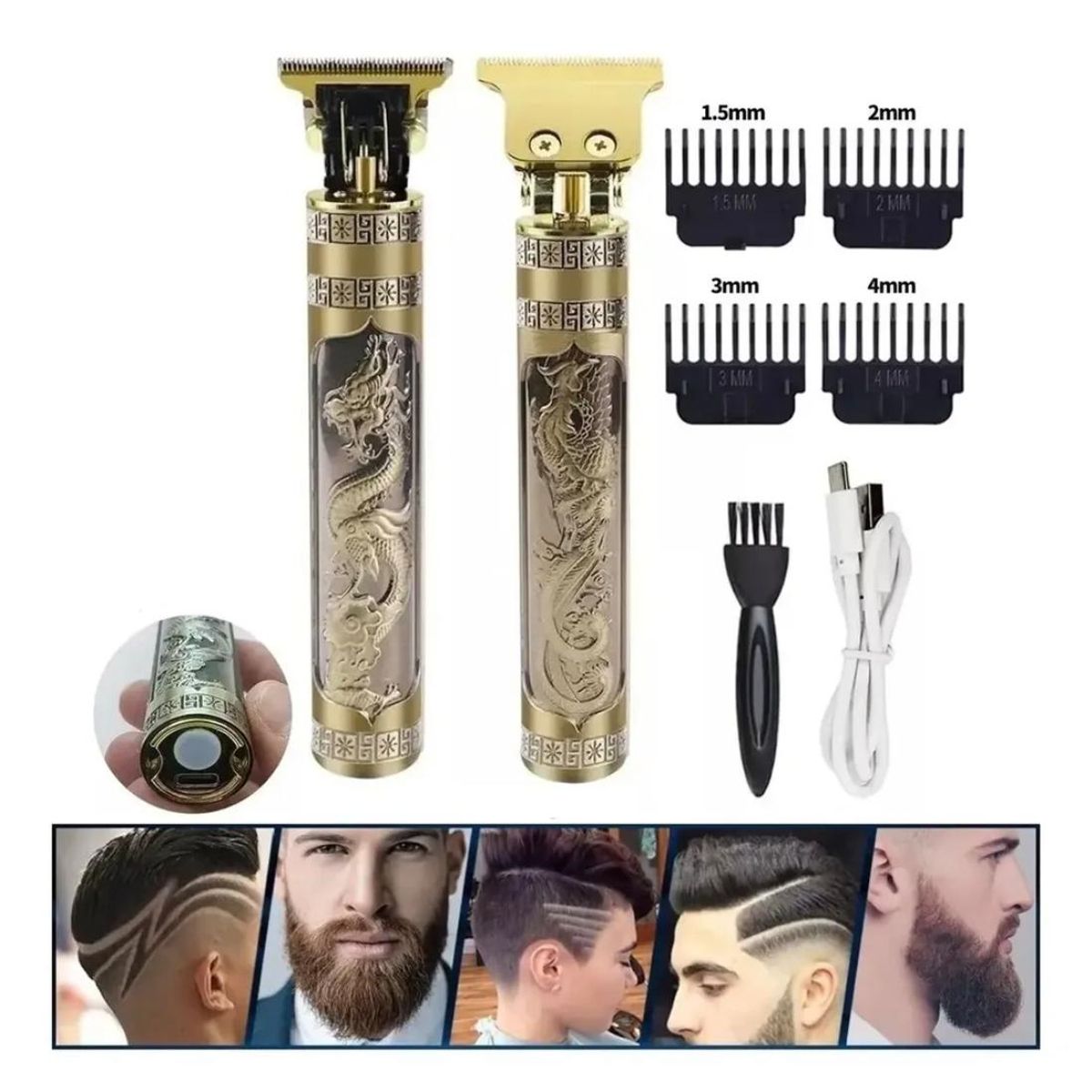 IRM - Afeitadora Eléctrica Maquina Corta Pelo Barba usb