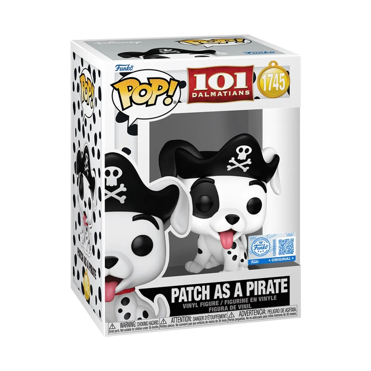 FUNKO - Funko Pop 101 Dalmatas – Patch 1745 + Protector