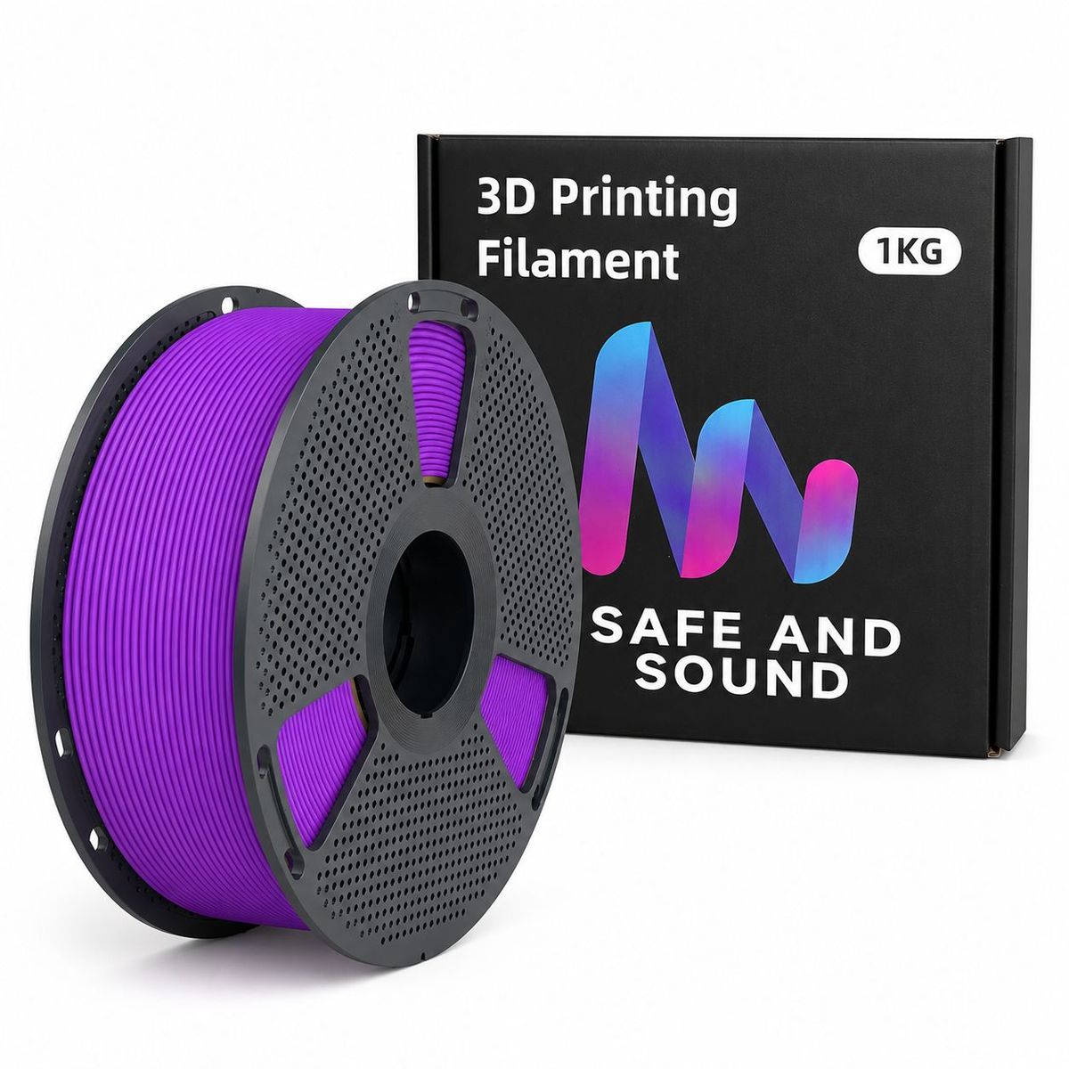 GENERICO - Filamento Violeta Pla Safe And Sound 1.75 Mm Impresora 3d