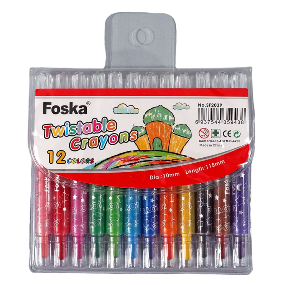 FOSKA - Lápiz de crayón retorcible SF2039 FOSKA