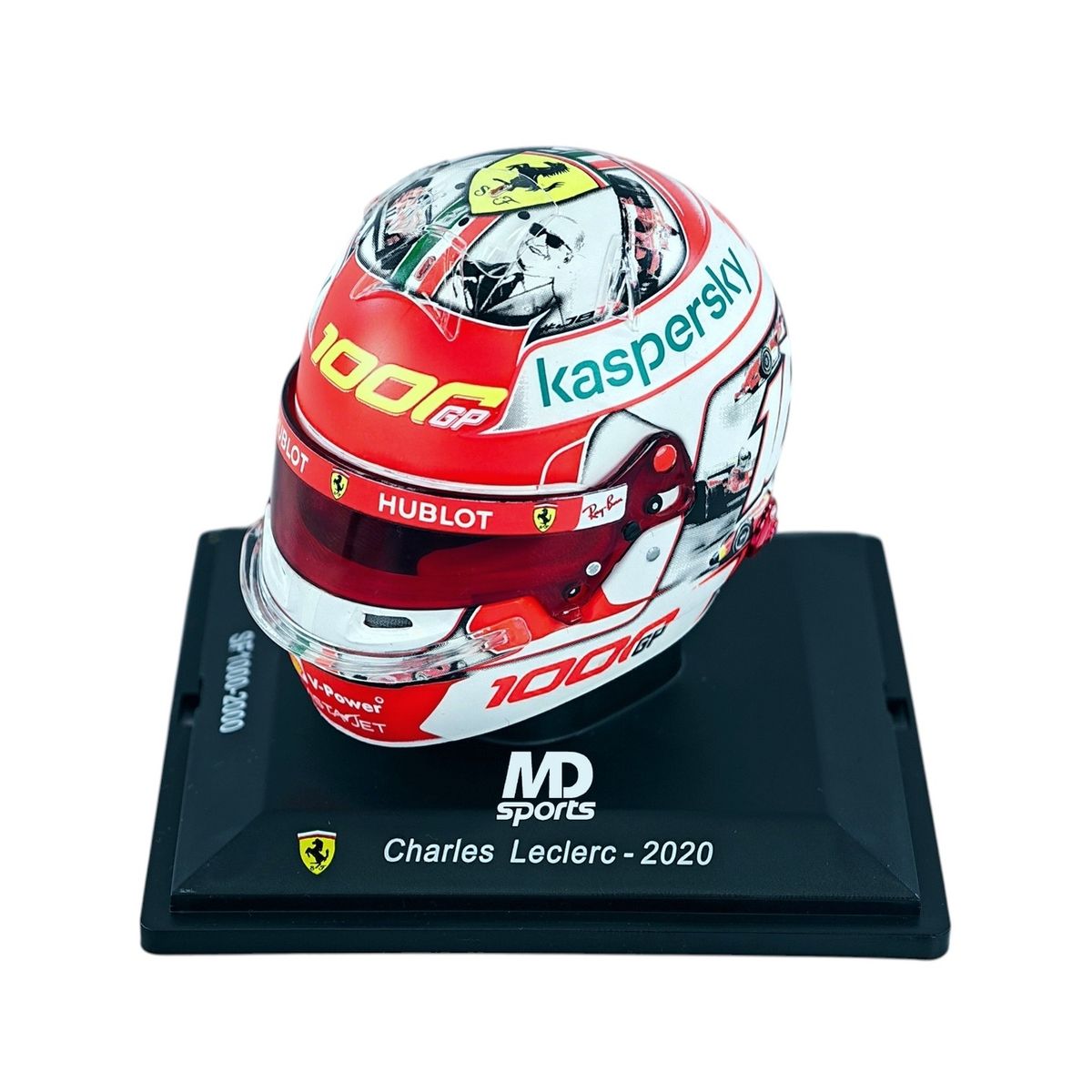 FORMULA 1 - Casco Formula 1 Casco Formula 1 Charles Leclerc Ferrari GP Mugello 2020 Spark 1:5