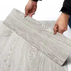 GENERICO - Piso Vinilico Gris Nórdico premium autoadhesivo
