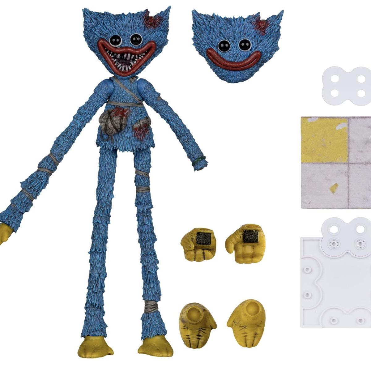 GENERICO - Figura Poppy Playtime V5 Huggy Wuggy Ruined 7 Pulgadas 2026