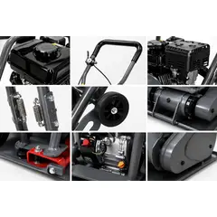 ALTERNATIVE - PLACA COMPACTADORA BENCINERA DE 60KILOS ERUX MOTOR LONCI 6,5HP