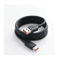GENERICO - Cable Usb Tipo C Carga Rápida 3.1a Resistente 1 Metro Datos Negro