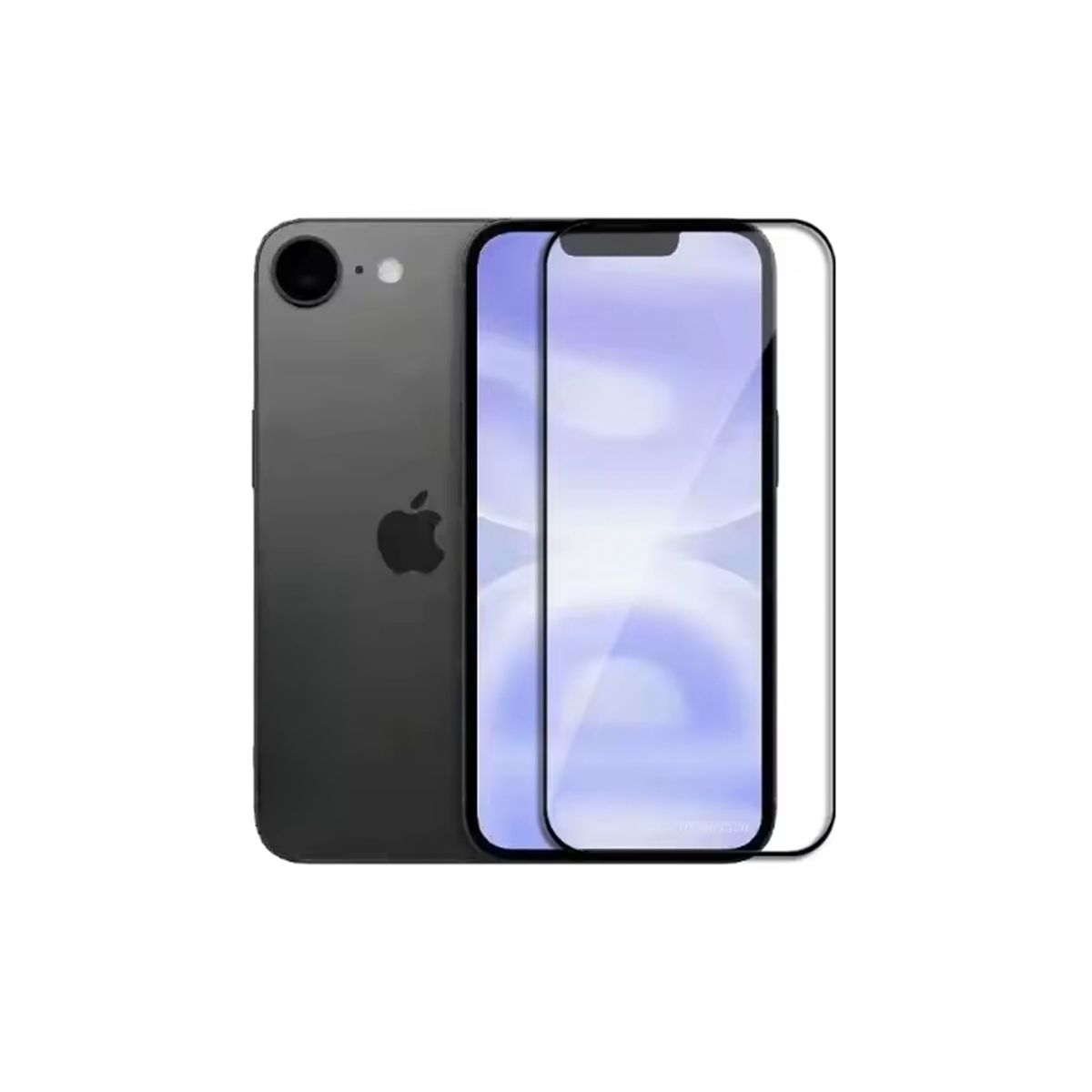 GENERICO - Carcasa Lamina de Vidrio Compatible Con iPhone 17e Azul Oscuro