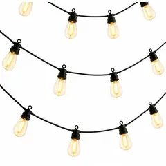 GENERICO - Guirnalda Solar 10 Luces Led Decorativa 6,5 Metros