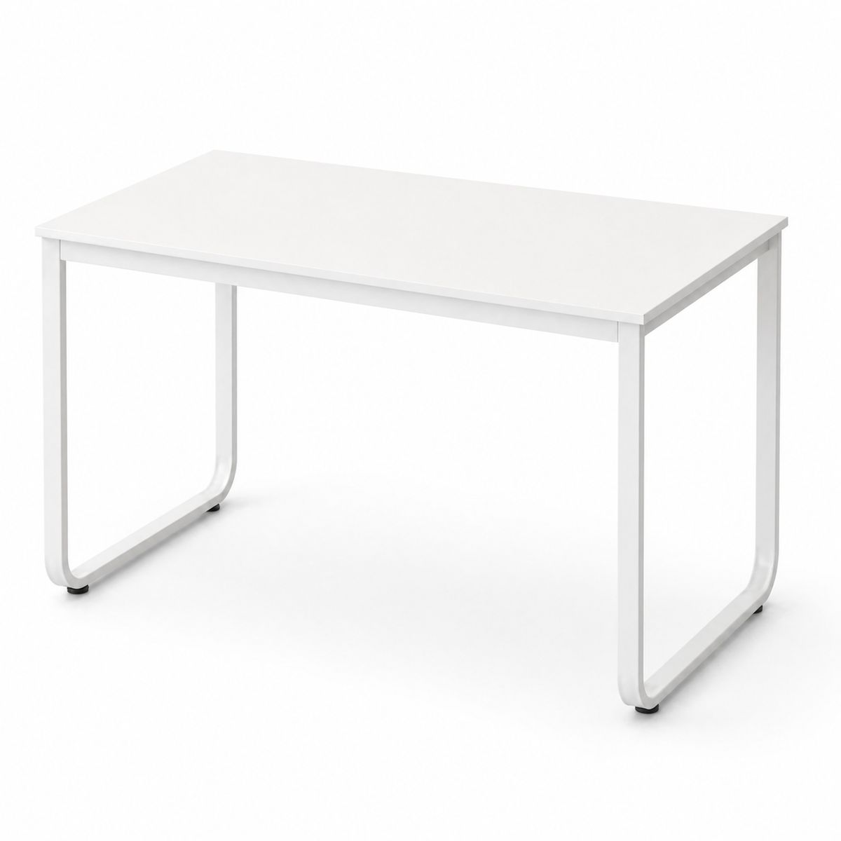 SPACE HOME - Mesa Escritorio Blanco 120 cm Minimalista para Computador, Home Office y Espacios Modernos