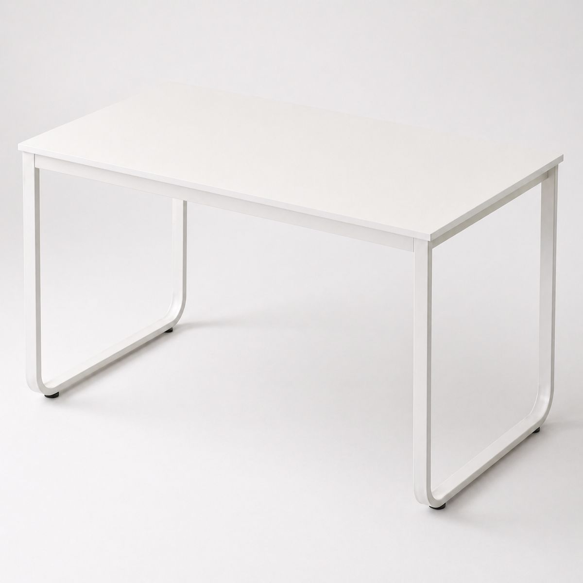 SPACE HOME - Mesa Escritorio Blanco 120 cm Minimalista para Computador, Home Office y Espacios Modernos