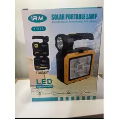 IRM - Linterna Lámpara Solar Power Bank + Kit De Herramientas