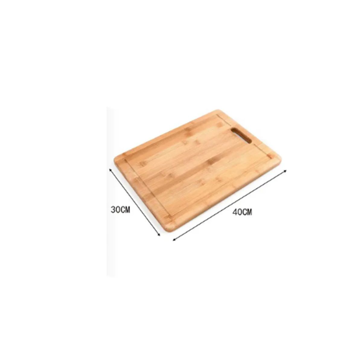 GENERICO - Tabla De Cortar Bambu 30X40CM Madera Cocina