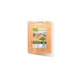 GENERICO - Tabla De Cortar Bambu 26X36CM Madera Cocina