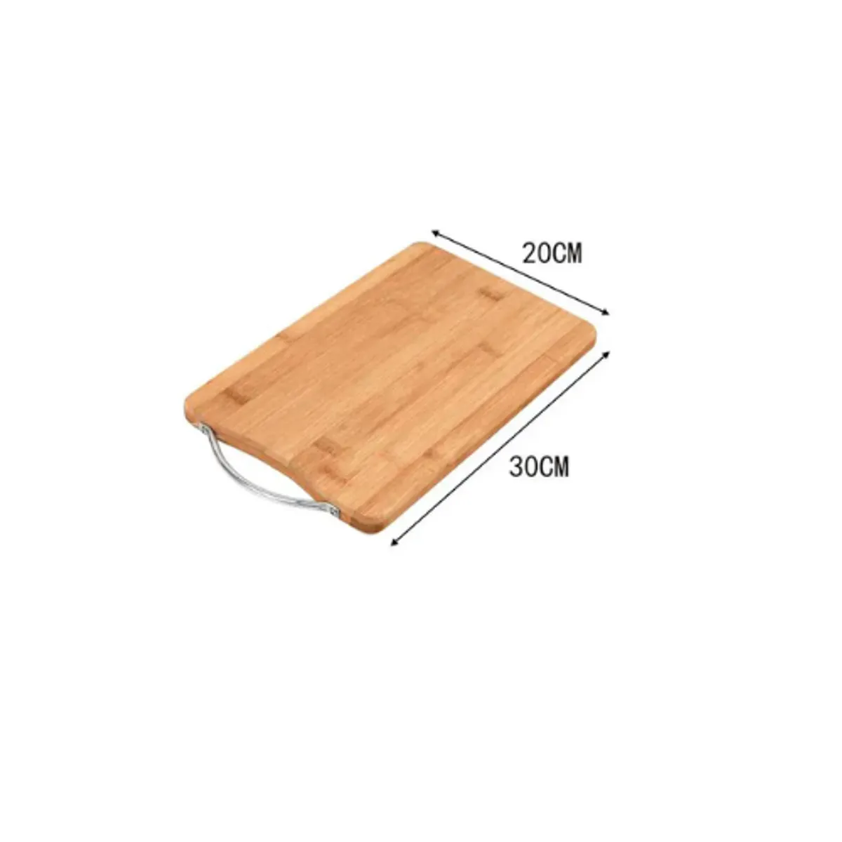GENERICO - Tabla De Cortar Bambu 20X30CM Madera Cocina