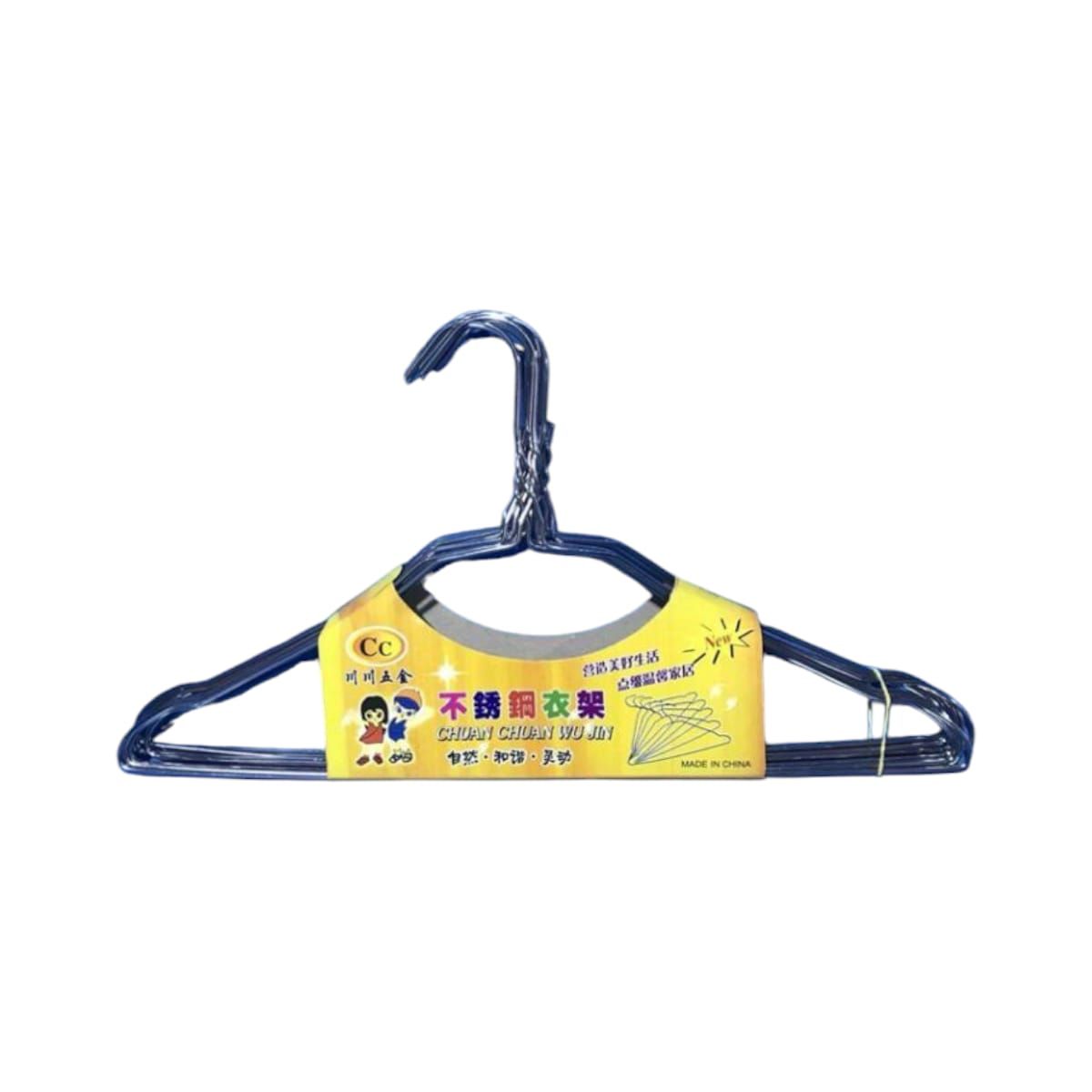 GENERICO - Pack 10 Colgador de Acero Inoxidable 28 cm