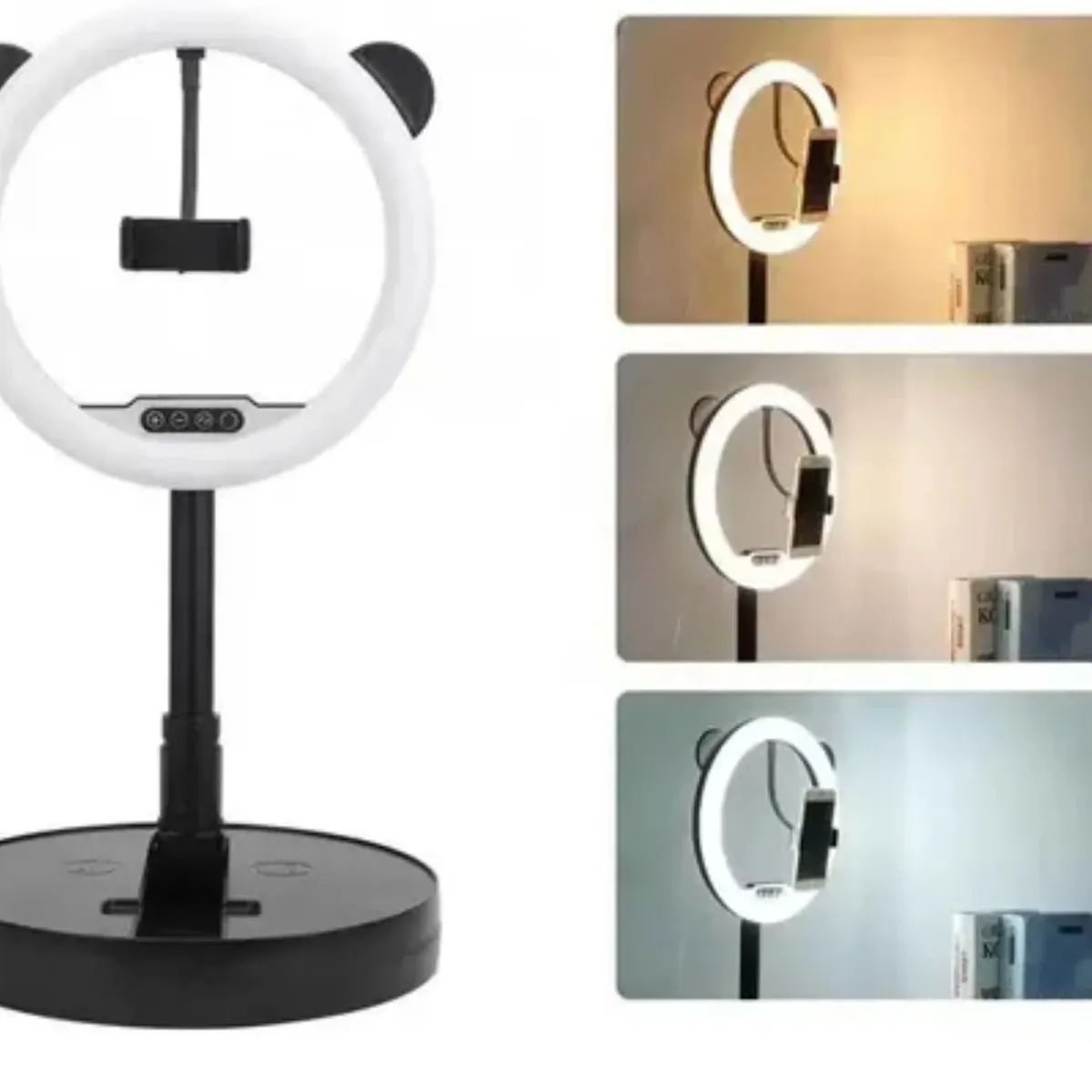 Aro de Luz Portátil G2 con base redonda perfecto para creadores de contenido, marca MOVI - Foto 2
