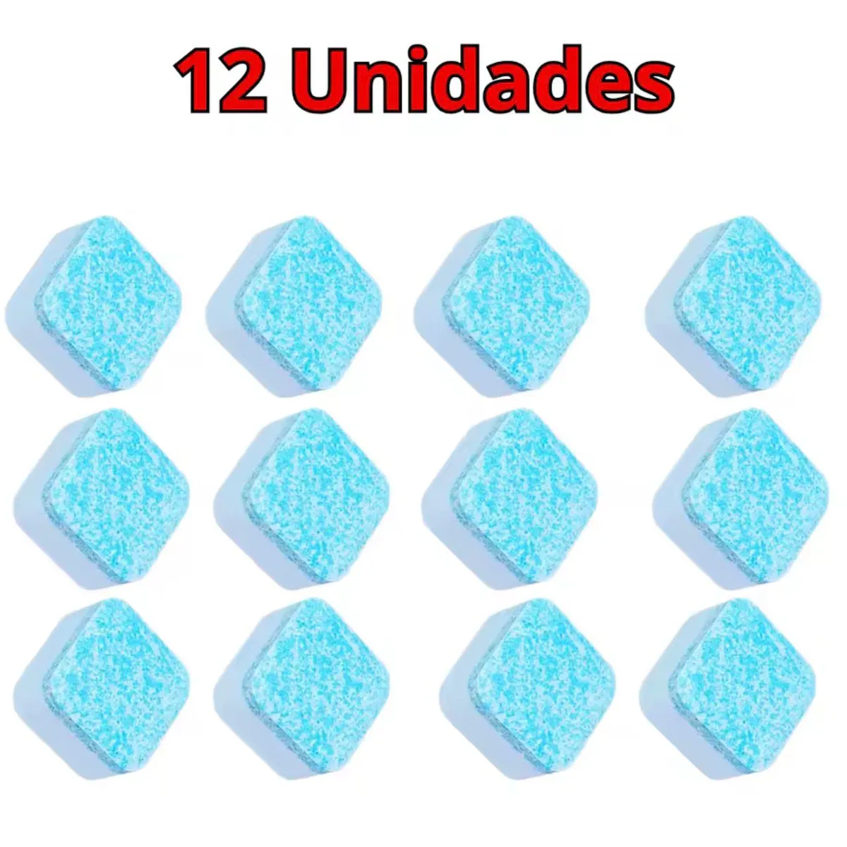GENERICO - Pastillas Efervecentes Limpieza De Maquina Lavadora Pack 12