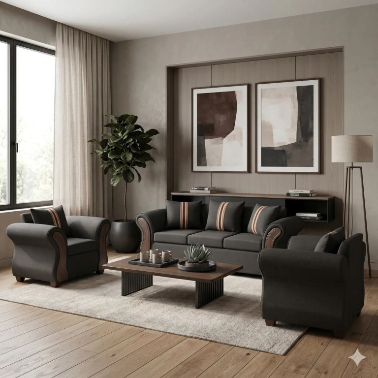 LIVING 3-1-1 MARSELLA Negro