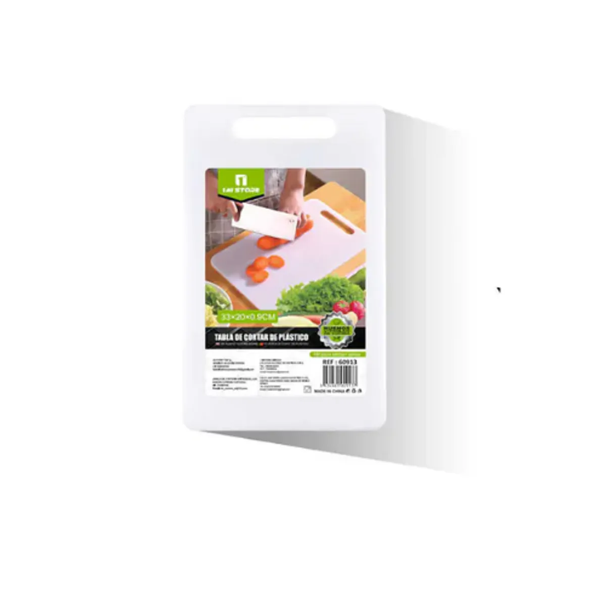 GENERICO - Tabla De Cortar Plastico Cocina 20X33CM