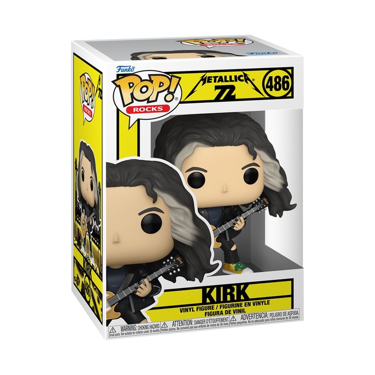 FUNKO - Funko Pop Metallica – Kirk 486 + Protector
