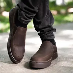 RALTON - Zapatilla Slip-On Chocolate