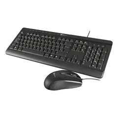 GENERICO - Combo Teclado+mouse Ccable Usb Kck-251s Negro BELUG