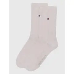TOMMY HILFIGER - Pack De 2 Calcetines Con Logo Rosa