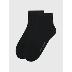 TOMMY HILFIGER - Pack De 2 Calcetines Cortos Negro