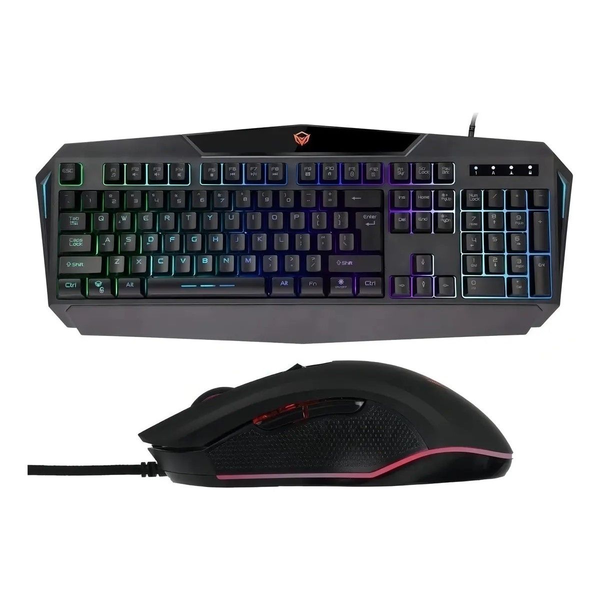 GENERICO - Kit Gamer Meetion C510 con Teclado y Mouse Retroiluminado RGB BELUG