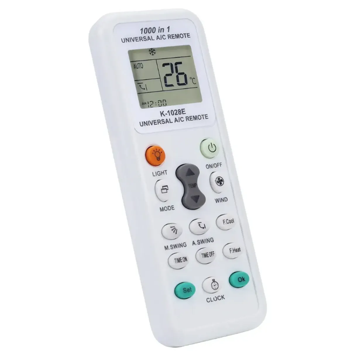 GENERICO - Control Remoto Para Aire Acondicionado Universal K-1028e