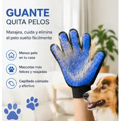 MOVI - Guante Quita Pelo Para Mascotas Reutilizable Removedor De Pelusas Y Pelos