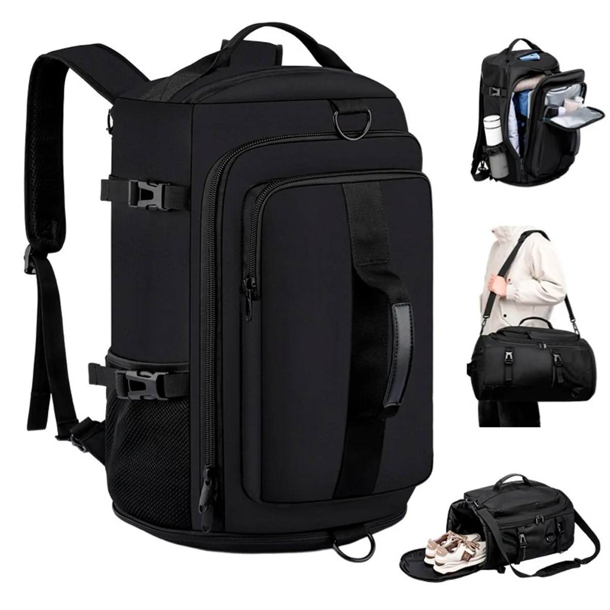 IRM - Bolso De Viaje Mochila Deportiva Gym Grande Gran Capacidad 50lt