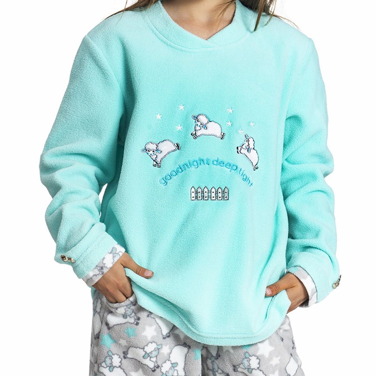 MONA - Pijama Micropolar Oveja Hermosa