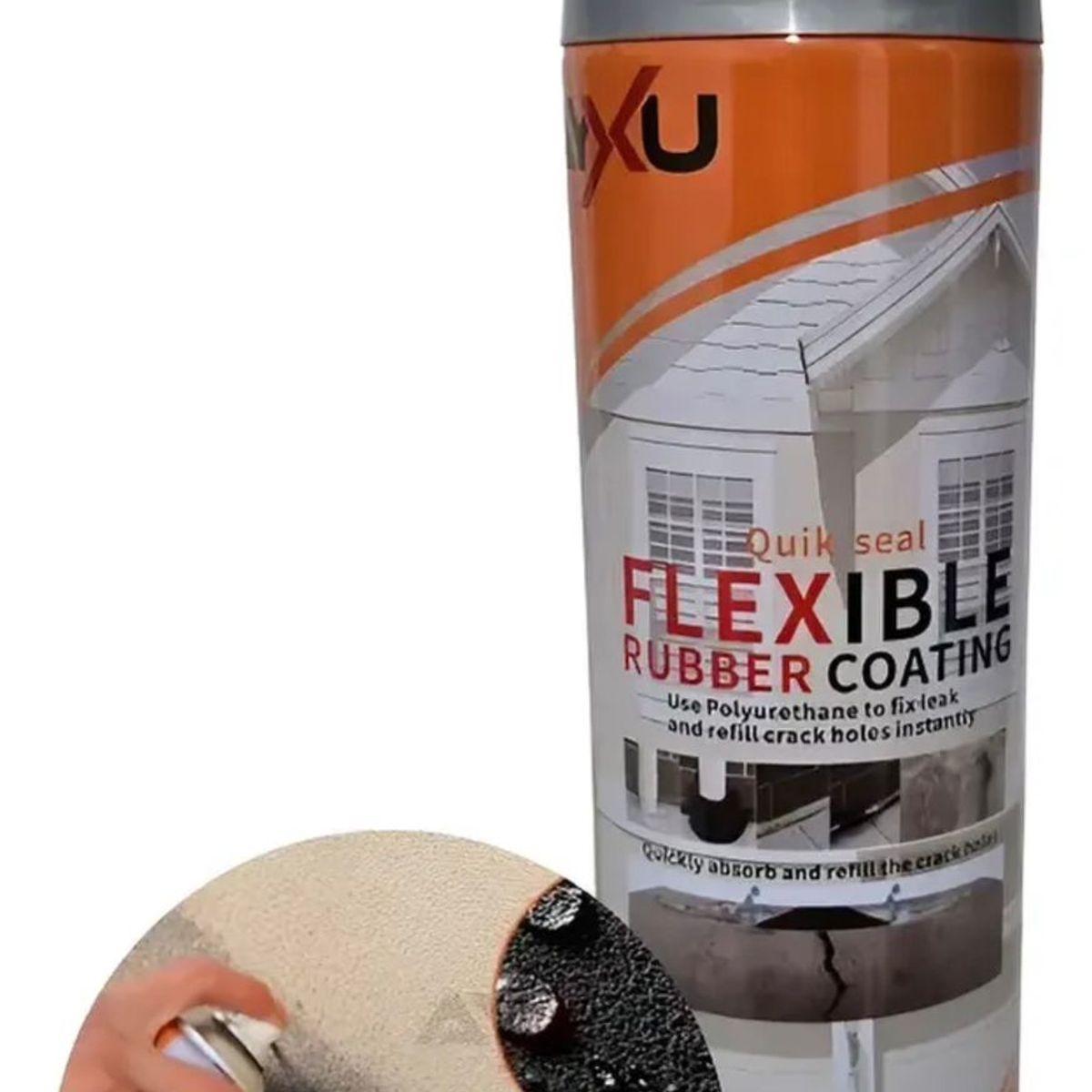 GENERICO - Spray Tapagoteras Techo Sellador Impermeable Gotera Gris