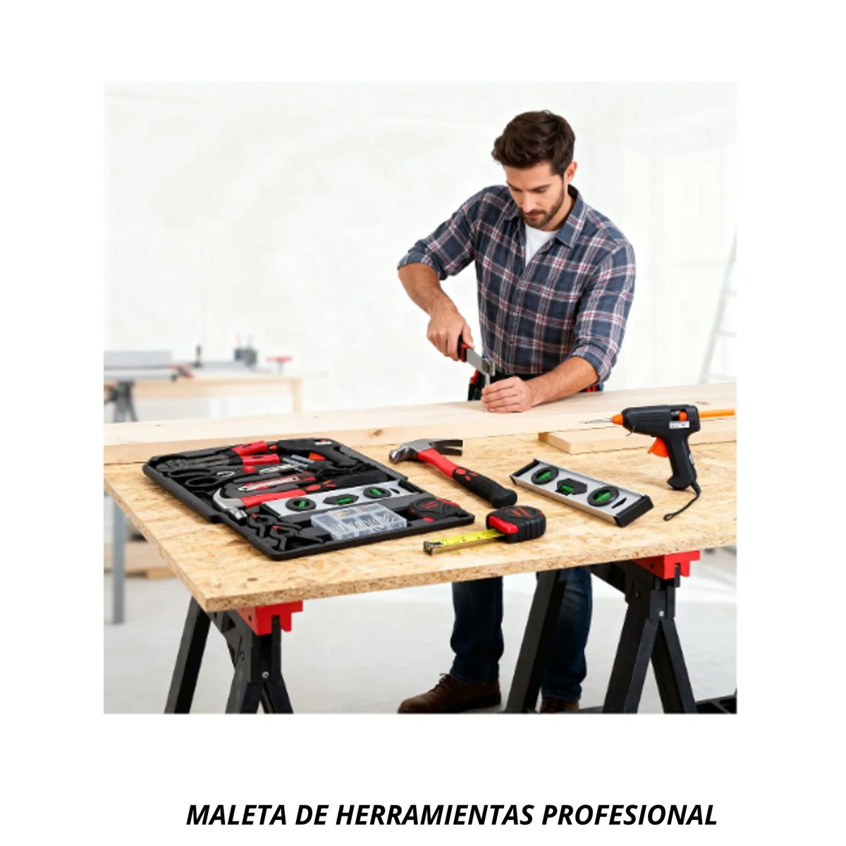 MOVI - MALETA DE HERRAMIENTAS CON RUEDA Y 199 HERRAMIENTAS Y 799 PEAZAS DE LUJO