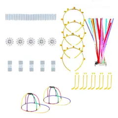 GENERICO - Pack 220 un Fiesta Flúor Pulseras Neón Luminosas En Oscuridad