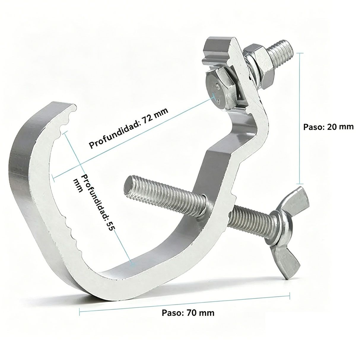Abrazaderas De Aluminio Para Luces De Escenario, 10 Unidades, marca MOONCORE - Foto 2