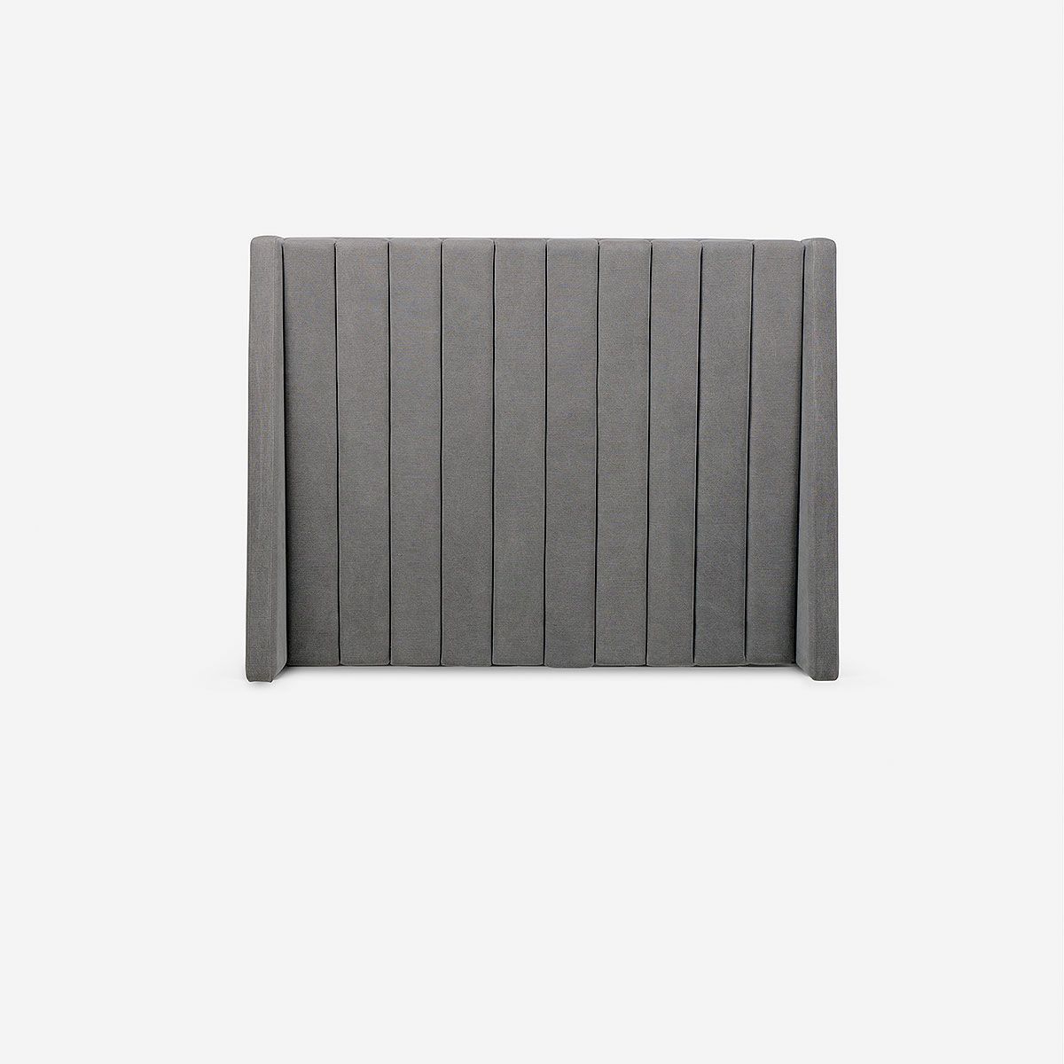 ROSEN - Respaldo New Brickell Tela Queen Color Acero