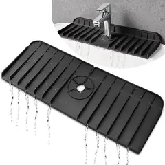 GENERICO - Alfombrilla Silicona Drenaje De Grifo Para Fregadero Para Cocina Baño Inodoro