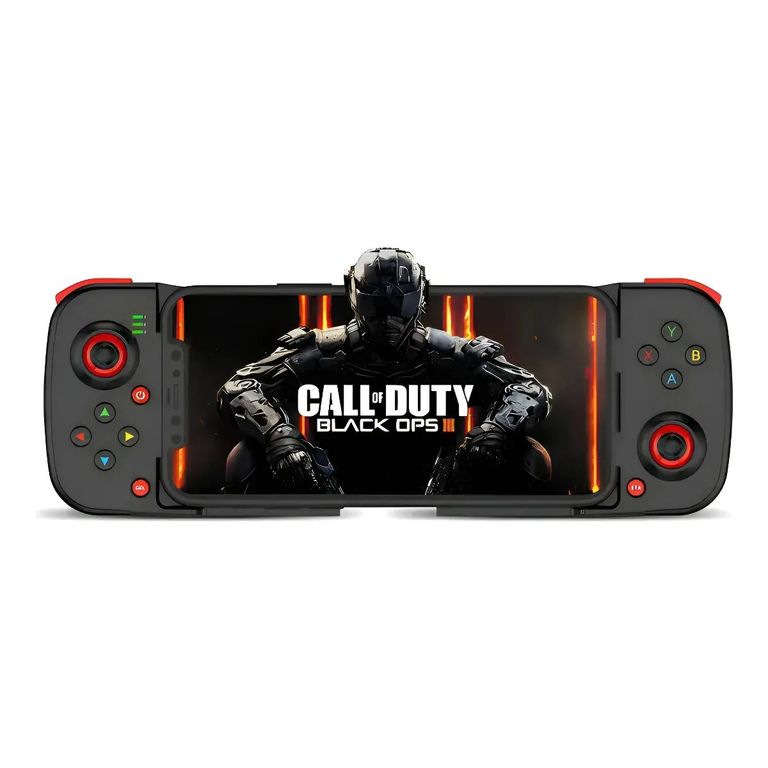 GENERICO Gamepad Mobile Inalámbrica De Mando Juego Bluetooth Negro BELUG