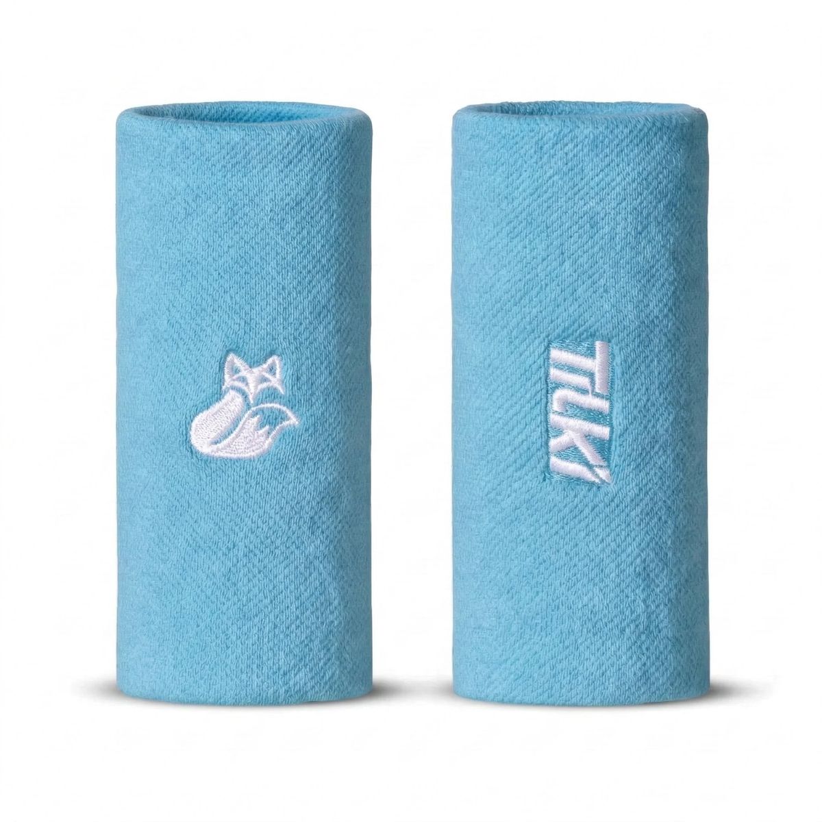 TILKI - Muñequera Tilki Larga XL Terry Celeste X2 Tenis Padel